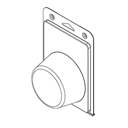 Visipak Thermoform-CLAMSHELL-#281-7.000-5.000-3.219-ROUND-1.866-0.020-CLEAR,  281TF